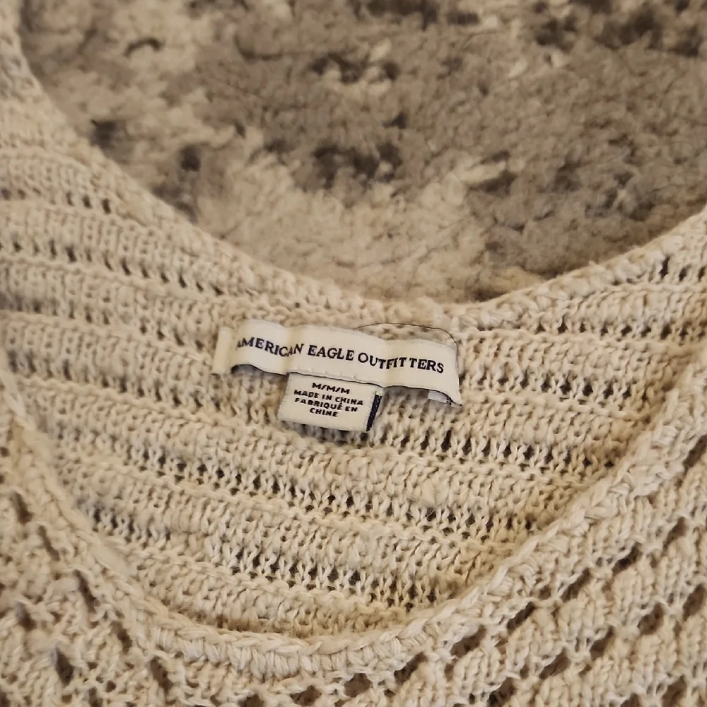 Women's Cream Knit Tank Top - Picture 4 of 4